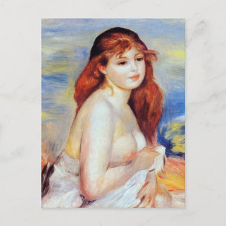 Pierre Auguste Renoir - Badande Vykort