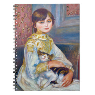 Pierre-Auguste Renoir - Barn med katt Anteckningsbok