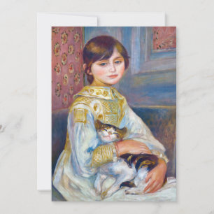 Pierre-Auguste Renoir - Barn med katt Inbjudningar
