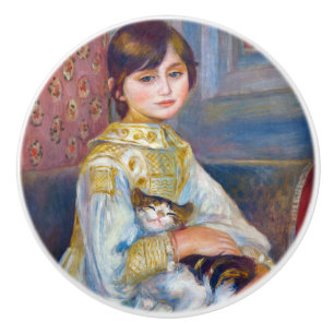 Pierre-Auguste Renoir - Barn med katt Knopp