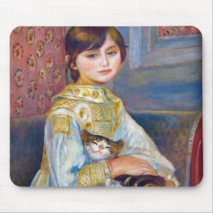 Pierre-Auguste Renoir - Barn med katt Musmatta