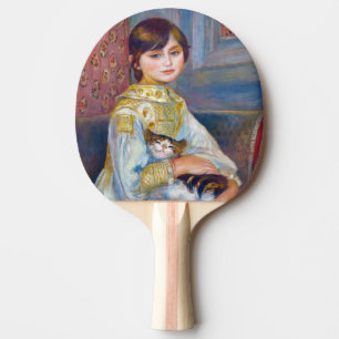 Pierre-Auguste Renoir - Barn med katt Pingisracket