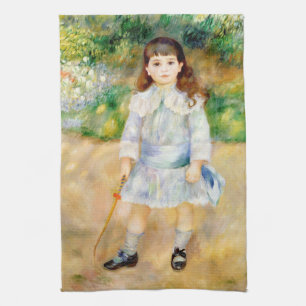 Pierre-Auguste Renoir - Barn med pip Kökshandduk