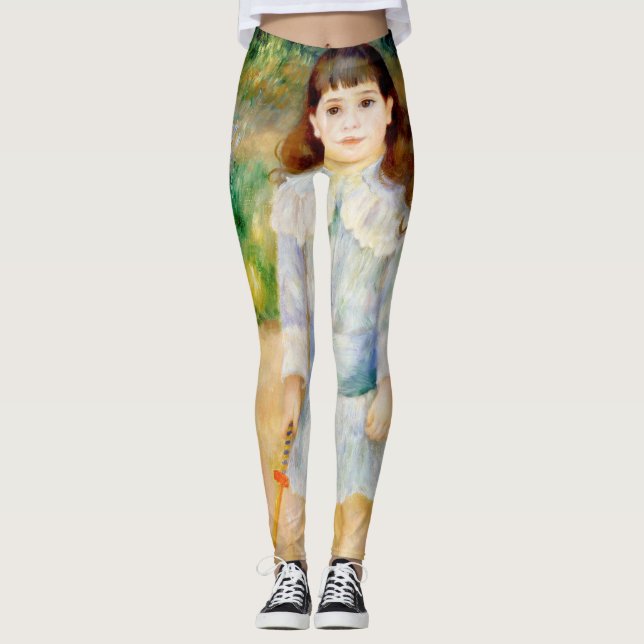 Pierre-Auguste Renoir - Barn med pip Leggings (Framsida)