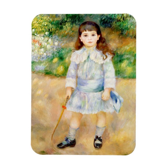 Pierre-Auguste Renoir - Barn med pip Magnet (Vertikal)