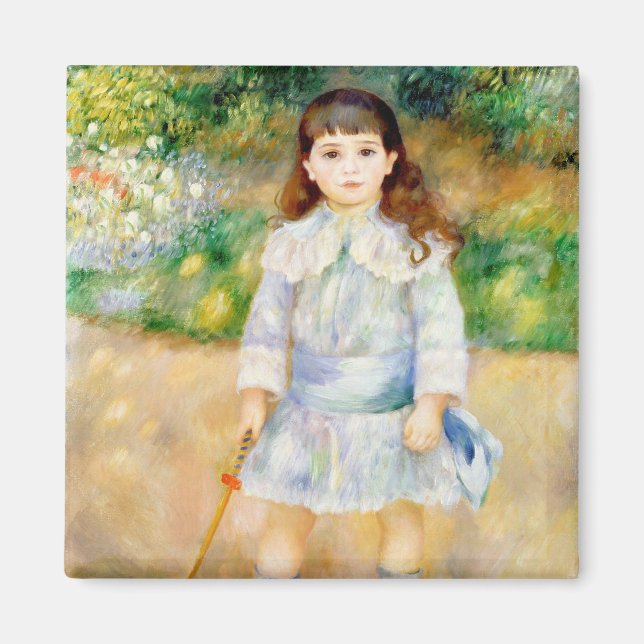 Pierre-Auguste Renoir - Barnbarn med piska Magnet (Framsidan)