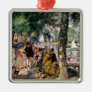 Pierre-Auguste Renoir - Bathing on Seine Julgransprydnad Metall
