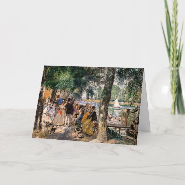 Pierre-Auguste Renoir - Bathing on Seine Kort (Framsida)