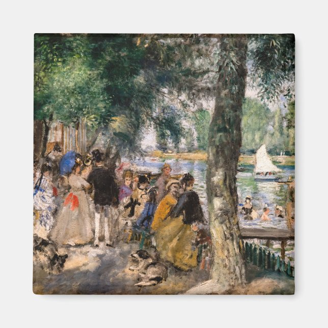 Pierre-Auguste Renoir - Bathing on Seine Magnet (Framsidan)
