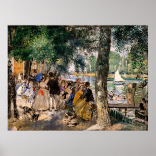 Pierre-Auguste Renoir - Bathing on Seine Poster