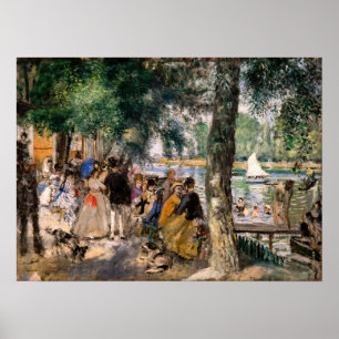 Pierre-Auguste Renoir - Bathing on Seine Poster
