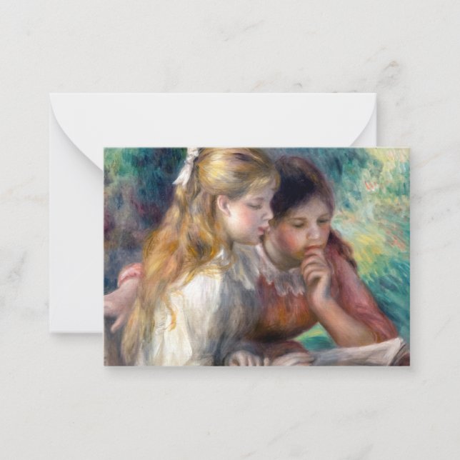 Pierre-Auguste Renoir - behandlingen Anteckningskort (Framsida)