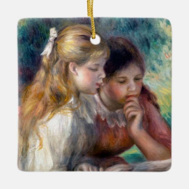 Pierre-Auguste Renoir - behandlingen Julgransprydnad Keramik (Framsida)