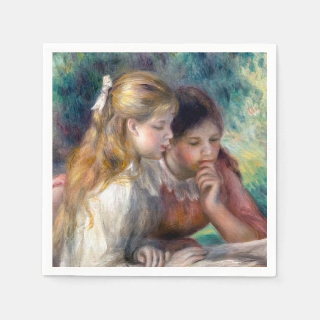 Pierre-Auguste Renoir - behandlingen Pappersservett (Framsidan)