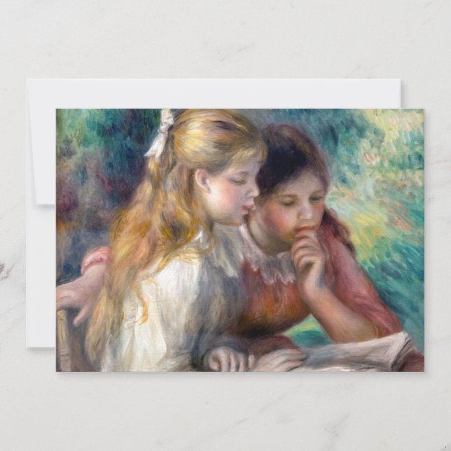 Pierre-Auguste Renoir - behandlingen Tack Kort (Framsida)