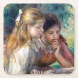 Pierre-Auguste Renoir - behandlingen Underlägg Papper Kvadrat