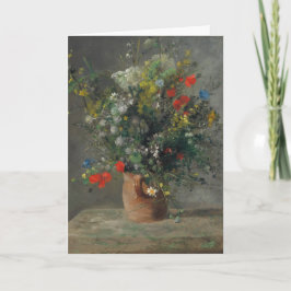 Pierre-Auguste Renoir - Blommor i Vas 1866 Kort