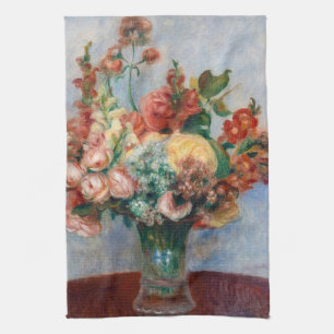Pierre-Auguste Renoir - Blommor i Vas Kökshandduk