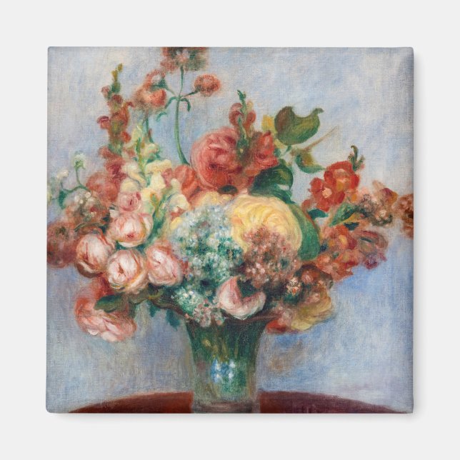 Pierre-Auguste Renoir - Blommor i Vas Magnet (Framsidan)