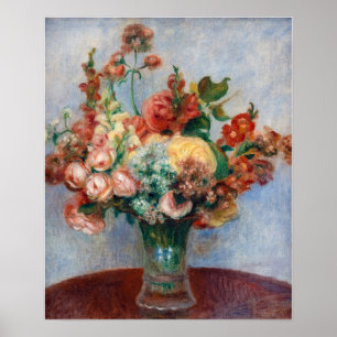 Pierre-Auguste Renoir - Blommor i Vas Poster