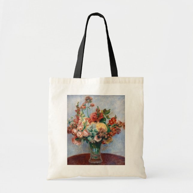 Pierre-Auguste Renoir - Blommor i Vas Tygkasse (Framsidan)