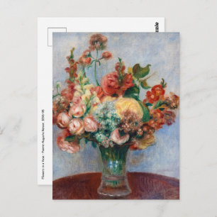 Pierre-Auguste Renoir - Blommor i Vas Vykort