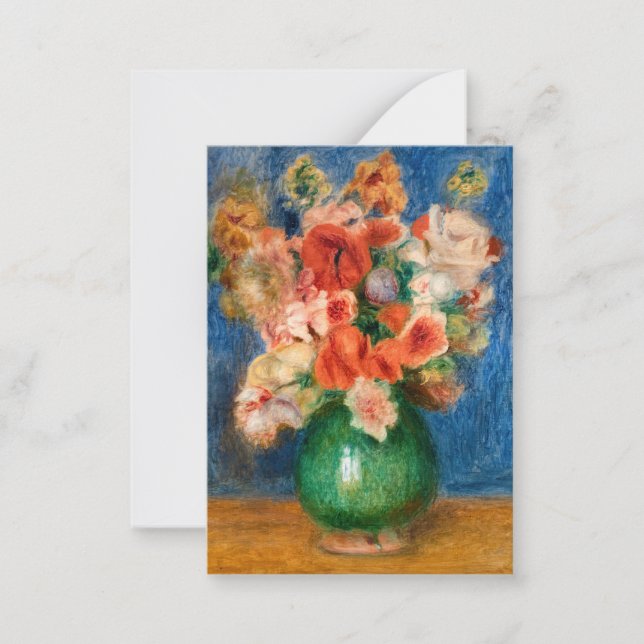 Pierre-Auguste Renoir - Bouquet Anteckningskort (Framsida)