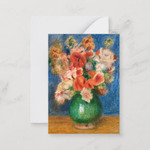 Pierre-Auguste Renoir - Bouquet Anteckningskort