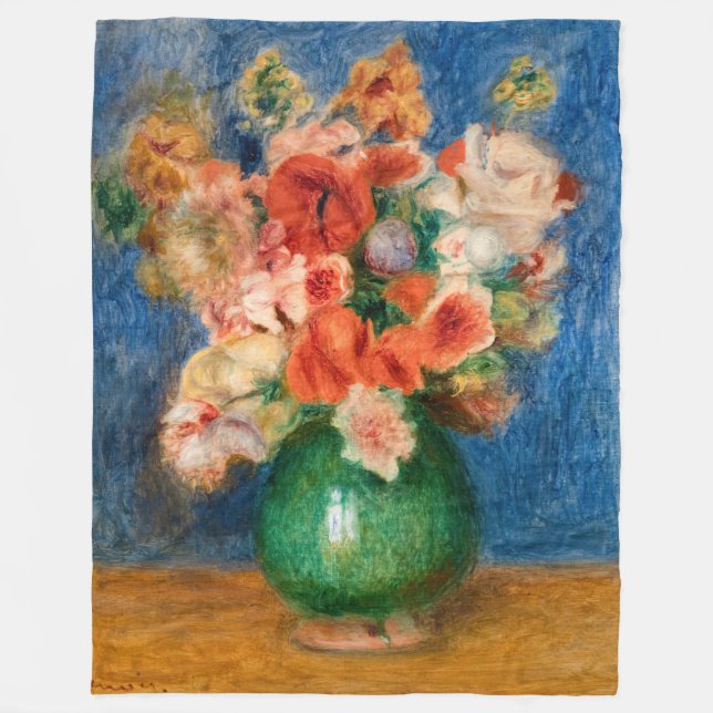 Pierre-Auguste Renoir - Bouquet Fleecefilt (Framsidan)
