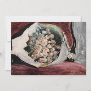 Pierre-Auguste Renoir - Bouquet i en låda Inbjudningar