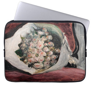 Pierre-Auguste Renoir - Bouquet i en låda Laptop Fodral