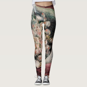 Pierre-Auguste Renoir - Bouquet i en låda Leggings