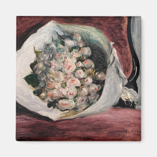 Pierre-Auguste Renoir - Bouquet i en låda Magnet