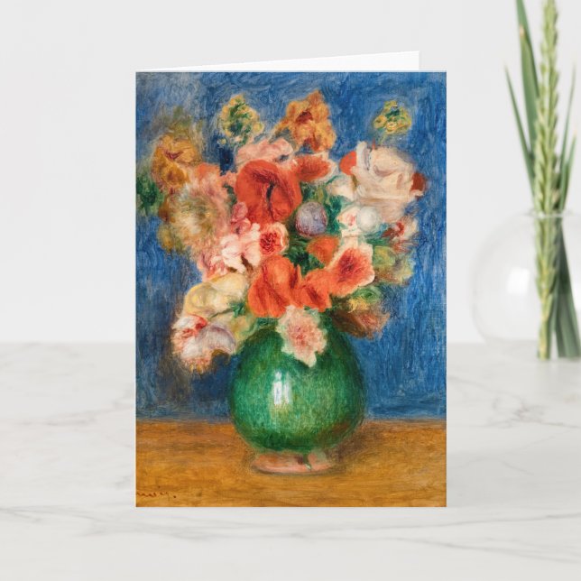 Pierre-Auguste Renoir - Bouquet Kort (Framsida)