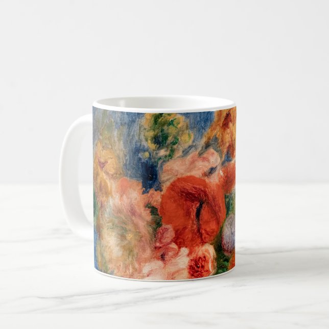 Pierre-Auguste Renoir - Bukett Kaffemugg (Framsida vänster)