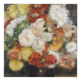 Pierre-Auguste Renoir Bukett med krysantemum  
