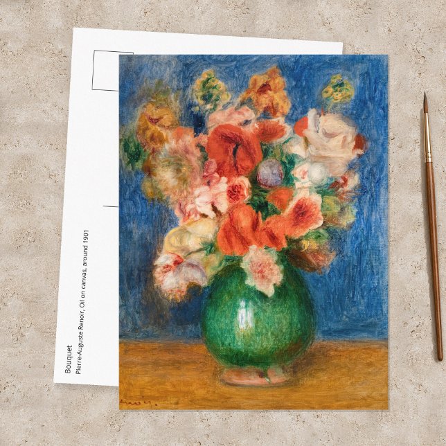Pierre-Auguste Renoir - Bukett Vykort (Skapare uppladdad)