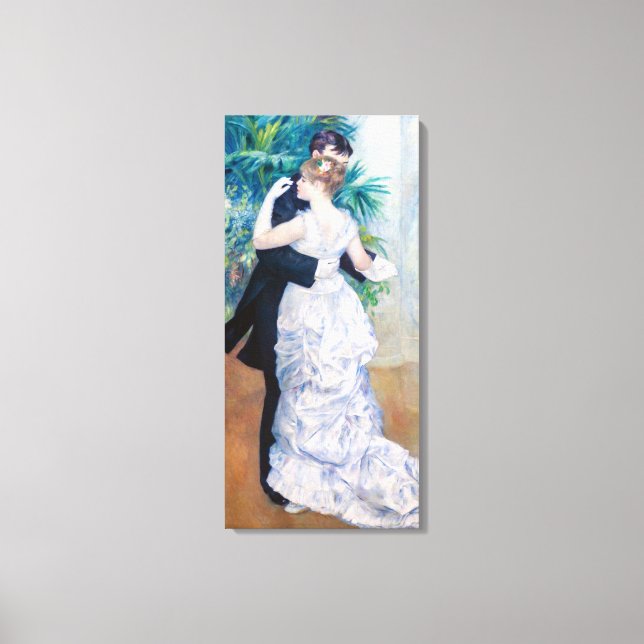 Pierre-Auguste Renoir - City Dance Canvastryck (Framsida)