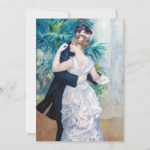 Pierre-Auguste Renoir - City Dance Inbjudningar