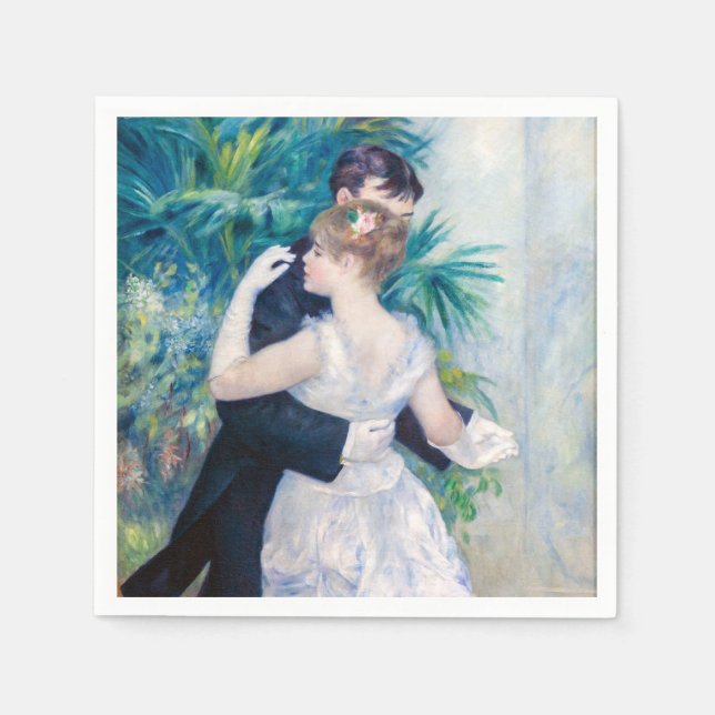 Pierre-Auguste Renoir - City Dance Pappersservett (Framsidan)