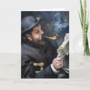 Pierre-Auguste Renoir - Claude Monet Reading Kort