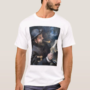 Pierre-Auguste Renoir - Claude Monet Reading T Shirt
