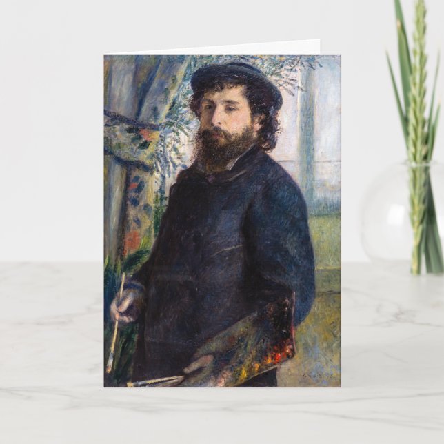 Pierre Auguste Renoir - Claude Monets Porträtt Kort (Framsida)