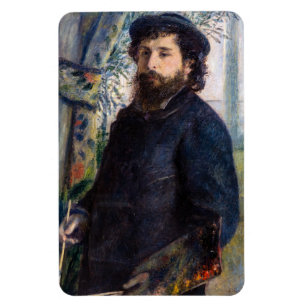 Pierre Auguste Renoir - Claude Monets Porträtt Magnet