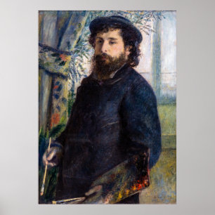 Pierre Auguste Renoir - Claude Monets Porträtt Poster