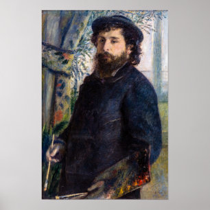 Pierre Auguste Renoir - Claude Monets Porträtt Poster