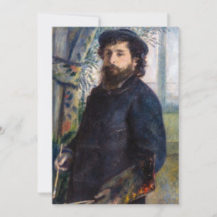 Pierre Auguste Renoir - Claude Monets Porträtt Tack Kort
