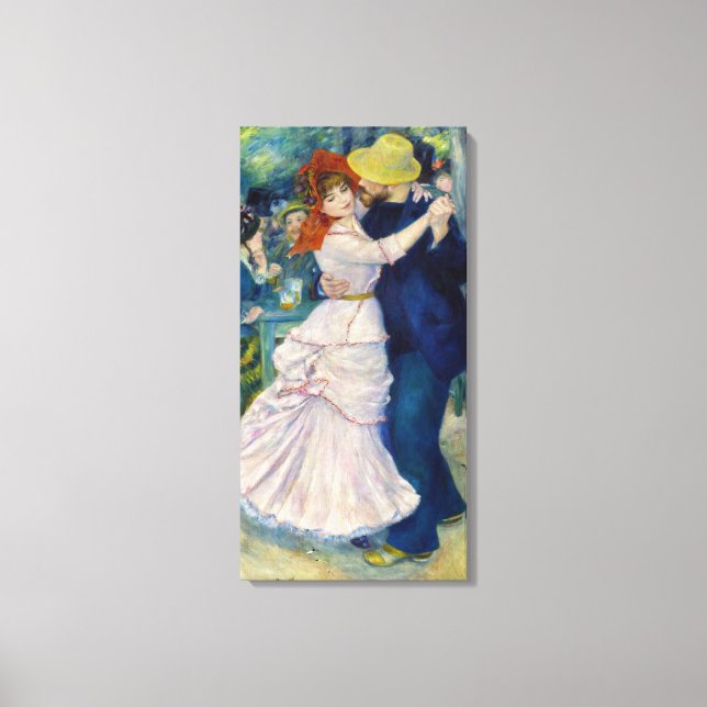 Pierre-Auguste Renoir - Dance at Bougival Canvastryck (Framsida)