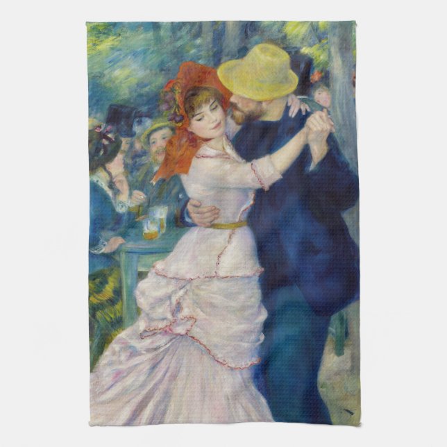 Pierre-Auguste Renoir - Dance at Bougival Kökshandduk (Vertikal)