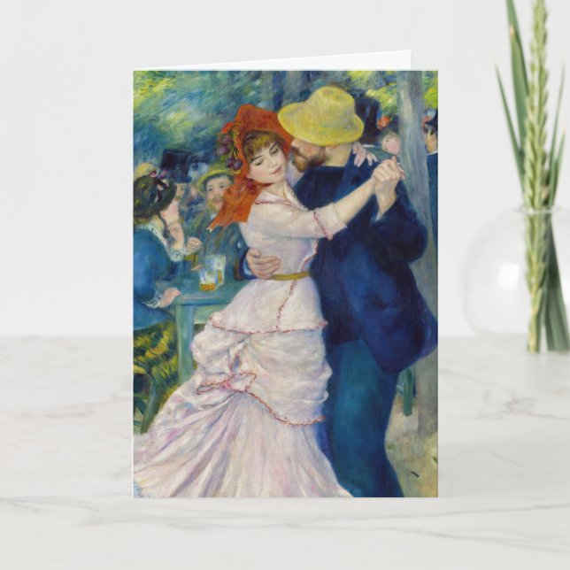 Pierre-Auguste Renoir - Dance at Bougival Kort (Framsida)